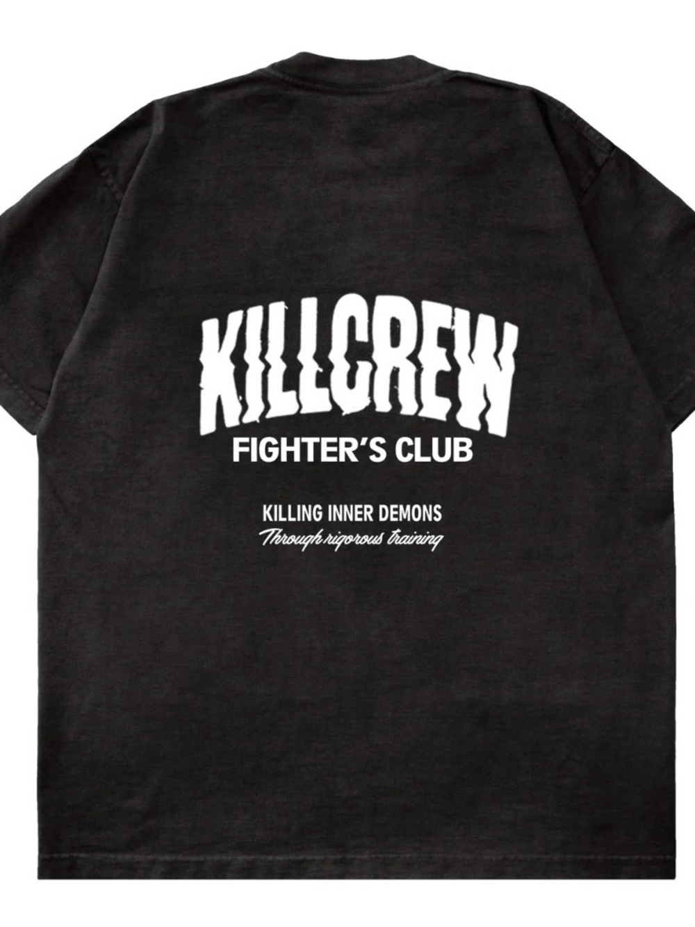 Mens KILLCREW Fighter's Club Graphic Tee - Black & White XXL